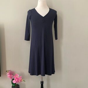 Eileen Fisher Navy Blue Dress